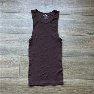 YoungLA Chocolate Sleeveless Top
